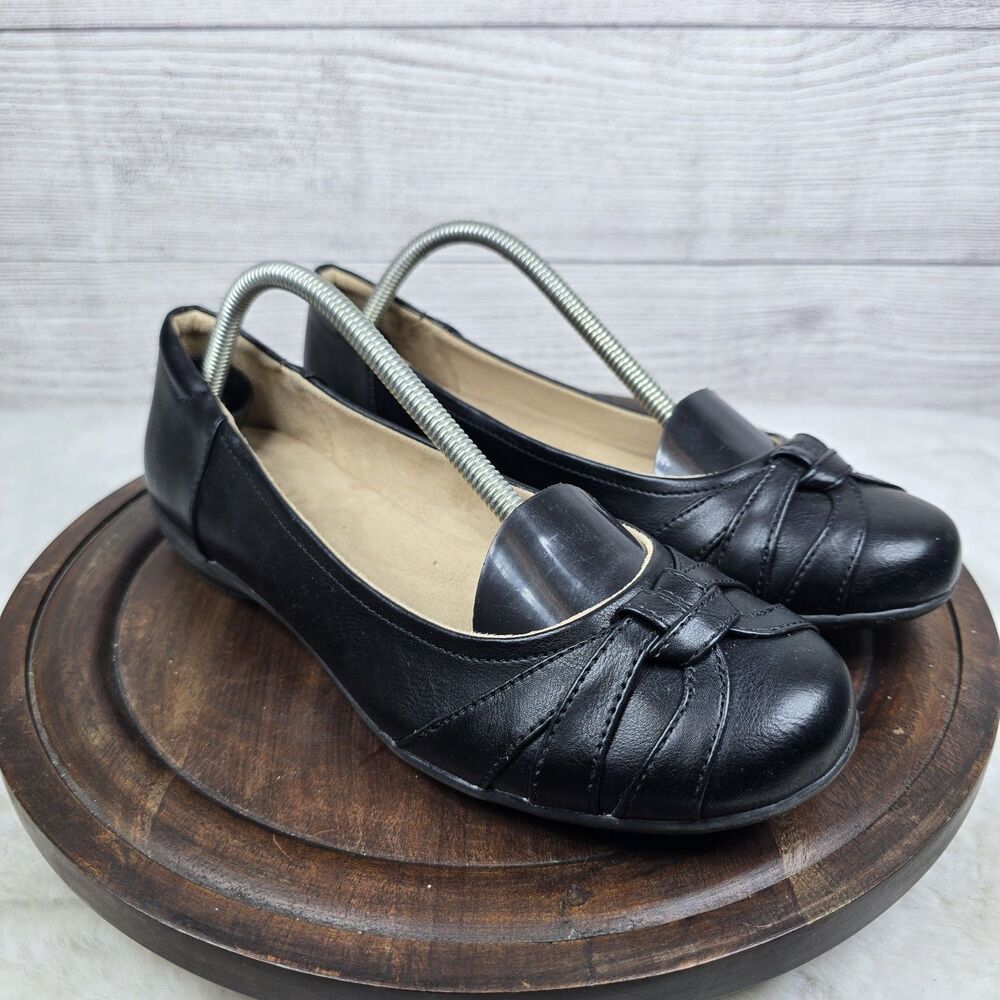 SOUL Naturalizer Women's Gift Ballet Flats Slip On Comfort Shoes Black 9 M